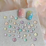 ネイルパーツ 半円ビーズ 約100粒入り | PlusNao | 詳細画像8 