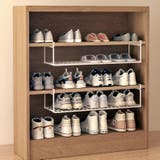 シューズラック マルチラック 折りたたみ | PlusNao | 詳細画像2 