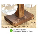 水耕栽培花瓶 木製スタンド付き インテリア小物 | PlusNao | 詳細画像5