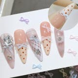 ネイルパーツ 同色50個セット ミニリボン | PlusNao | 詳細画像3