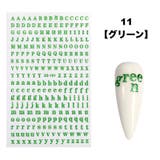 ネイルシール シール アルファベット | PlusNao | 詳細画像15 