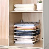 衣類収納ボード シャツ収納ボード 同色4個セット | PlusNao | 詳細画像4 