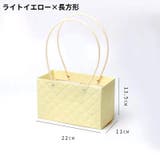 ギフトバッグ フラワーバッグ 持ち手付き | PlusNao | 詳細画像11