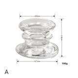 キャンドルホルダー キャンドルスタンド ガラス製 | PlusNao | 詳細画像6 