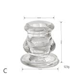 キャンドルホルダー キャンドルスタンド ガラス製 | PlusNao | 詳細画像8 