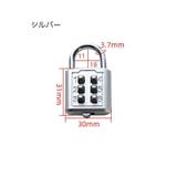 南京錠 ボタン式 防犯対策 | PlusNao | 詳細画像7 