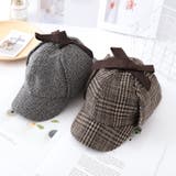 キャップ 鹿撃ち帽 ディアストーカーハット | PlusNao | 詳細画像2 