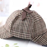 キャップ 鹿撃ち帽 ディアストーカーハット | PlusNao | 詳細画像3 