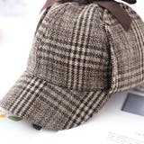 キャップ 鹿撃ち帽 ディアストーカーハット | PlusNao | 詳細画像4 