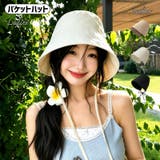 バケットハット レディース あご紐付き | PlusNao | 詳細画像1 