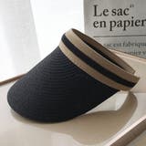 サンバイザー レディース 麦わら | PlusNao | 詳細画像15 