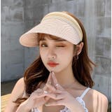 サンバイザー レディース 麦わら | PlusNao | 詳細画像4 