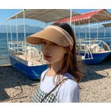 サンバイザー レディース 麦わら | PlusNao | 詳細画像7 