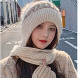 ニット帽 マフラー一体型 帽子 | PlusNao | 詳細画像3