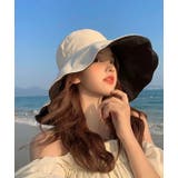 女優帽 リバーシブル 鍔広帽 | PlusNao | 詳細画像3 