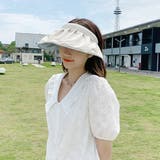 サンバイザー 帽子 つば広 | PlusNao | 詳細画像2 