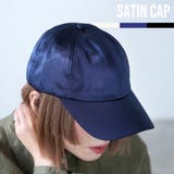 【サテンキャップ】 キャップ 帽子 | PlusNao | 詳細画像1 