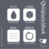 立体マスク 洗える ファッションマスク | PlusNao | 詳細画像15 