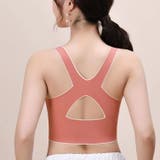 スポーツブラ ハーフトップ ブラトップ | PlusNao | 詳細画像9 