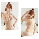 ストラップレスブラ ノンワイヤーブラジャー ハーフカップ | PlusNao | 詳細画像5