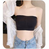 ストラップレスブラ チューブトップブラ ブラジャー | PlusNao | 詳細画像4 