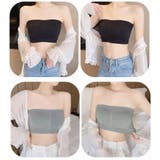 ストラップレスブラ チューブトップブラ ブラジャー | PlusNao | 詳細画像6 