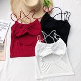 ブラトップ カップ付きインナー キャミソール | PlusNao | 詳細画像12 