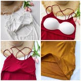 ブラトップ カップ付きインナー キャミソール | PlusNao | 詳細画像15 