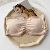 チューブトップブラ ストラップレスブラ 後ろホック | PlusNao | 詳細画像15 