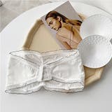 チューブトップブラ ストラップレスブラ 後ろホック | PlusNao | 詳細画像16 