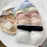 チューブトップブラ ストラップレスブラ 後ろホック | PlusNao | 詳細画像5 