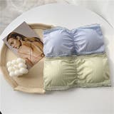 チューブトップブラ ストラップレスブラ 後ろホック | PlusNao | 詳細画像6 