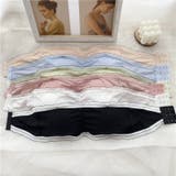 チューブトップブラ ストラップレスブラ 後ろホック | PlusNao | 詳細画像8 