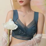 ハーフトップブラ ノンワイヤーブラ レディース | PlusNao | 詳細画像3 