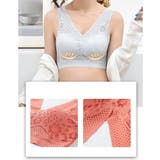ハーフトップブラ ノンワイヤーブラジャー ブラジャー | PlusNao | 詳細画像9 