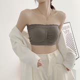 ストラップレスブラ チューブトップブラ ベアトップブラ | PlusNao | 詳細画像2 