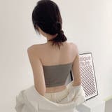 ストラップレスブラ チューブトップブラ ベアトップブラ | PlusNao | 詳細画像7 