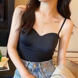 ブラトップ カップ付きキャミソール レディース | PlusNao | 詳細画像2 