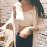 キャミソール ハーフキャミ ショート丈 | PlusNao | 詳細画像4 