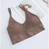 スポーツブラ ブラジャー ハーフトップブラ | PlusNao | 詳細画像8 