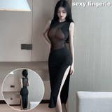 セクシーランジェリー ロングドレス ナイトドレス | PlusNao | 詳細画像1 