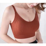 ハーフトップブラ ノンワイヤーブラジャー スポーツブラ | PlusNao | 詳細画像5 