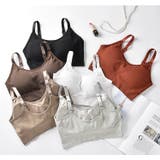 ハーフトップブラ ノンワイヤーブラジャー スポーツブラ | PlusNao | 詳細画像6 