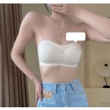 ストラップレスブラ ノンワイヤーブラ 透明ストラップ付き | PlusNao | 詳細画像3