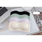 ストラップレスブラ ノンワイヤーブラ 透明ストラップ付き | PlusNao | 詳細画像7