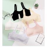 ジュニアブラ ハーフトップ スポーツブラ | PlusNao | 詳細画像2 