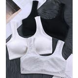 ハーフトップブラ ノンワイヤーブラ ブラジャー | PlusNao | 詳細画像3 