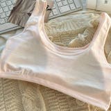 ジュニアブラ ハーフトップブラ スポーツブラ | PlusNao | 詳細画像7 