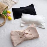 ストラップレスブラ チューブトップブラ ブラジャー | PlusNao | 詳細画像7 