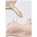 ノンワイヤーブラ ハーフトップブラ レディース | PlusNao | 詳細画像15 